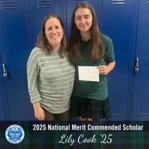 MSM 2025 National Merit Scholar, Lily Cook
