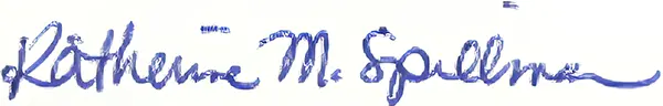 Katherine M. Spillman signature