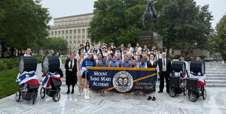 A group of MSM girls in the marching band