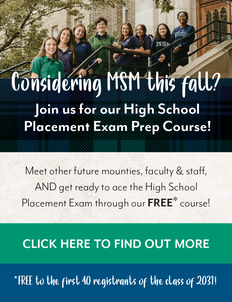 COnsidering MSM this fall?